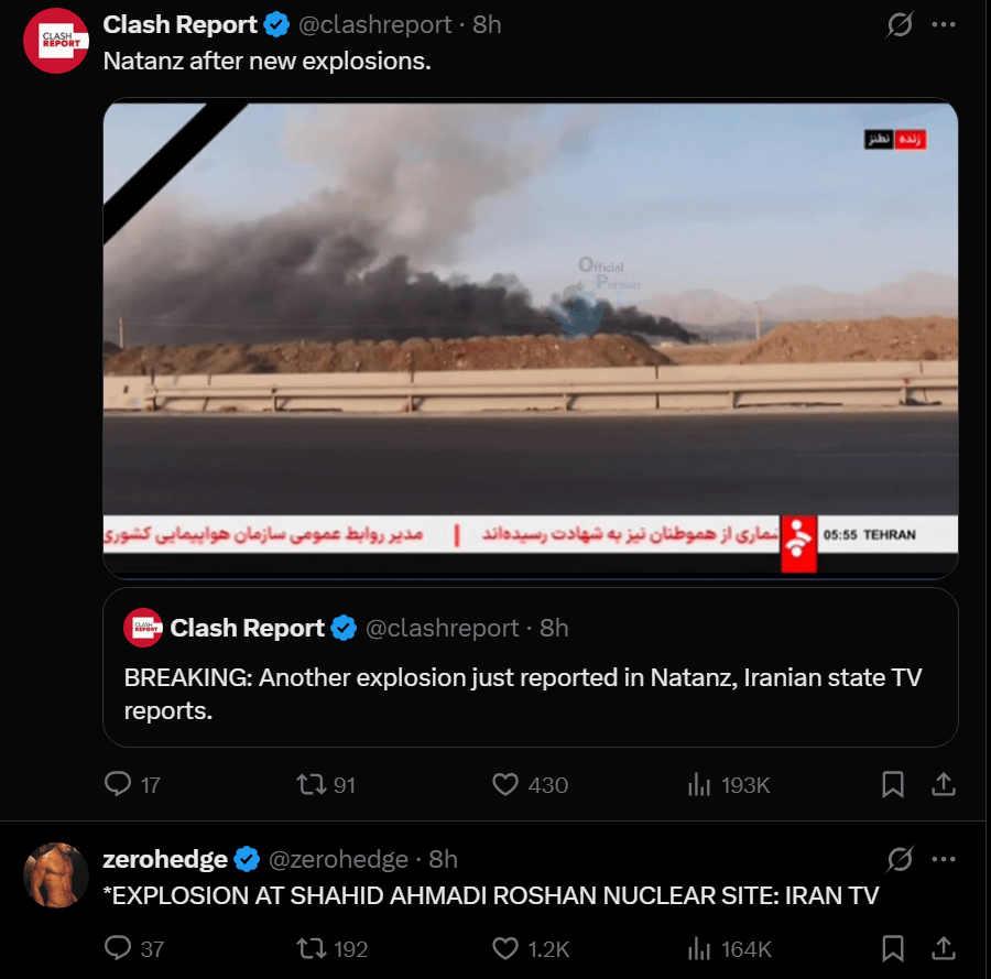 X Reportagem sobre a situação