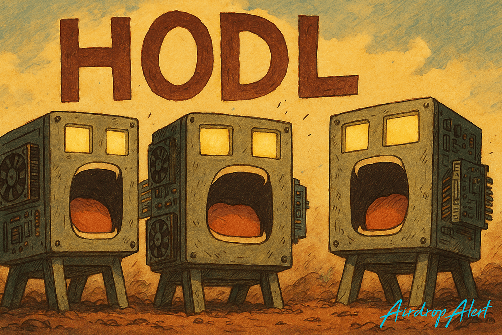 Mineiros de Bitcoin Hodling