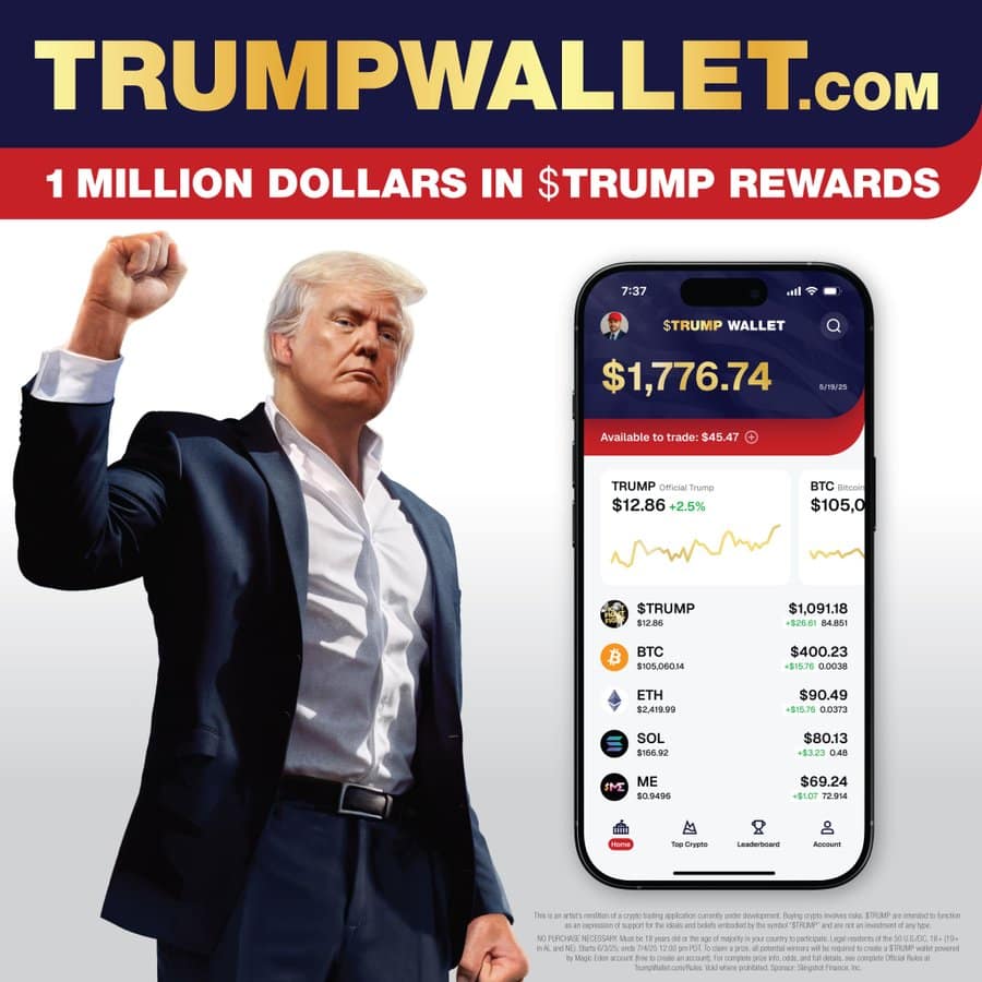 Presidente Donald Trump Wallet Airdrop